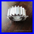 Spur gear with zinc finished